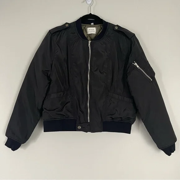 MCGUIRE Bomber Shell Nylon Quilted Lined Jacket Sz M* - Picture 2 of 15